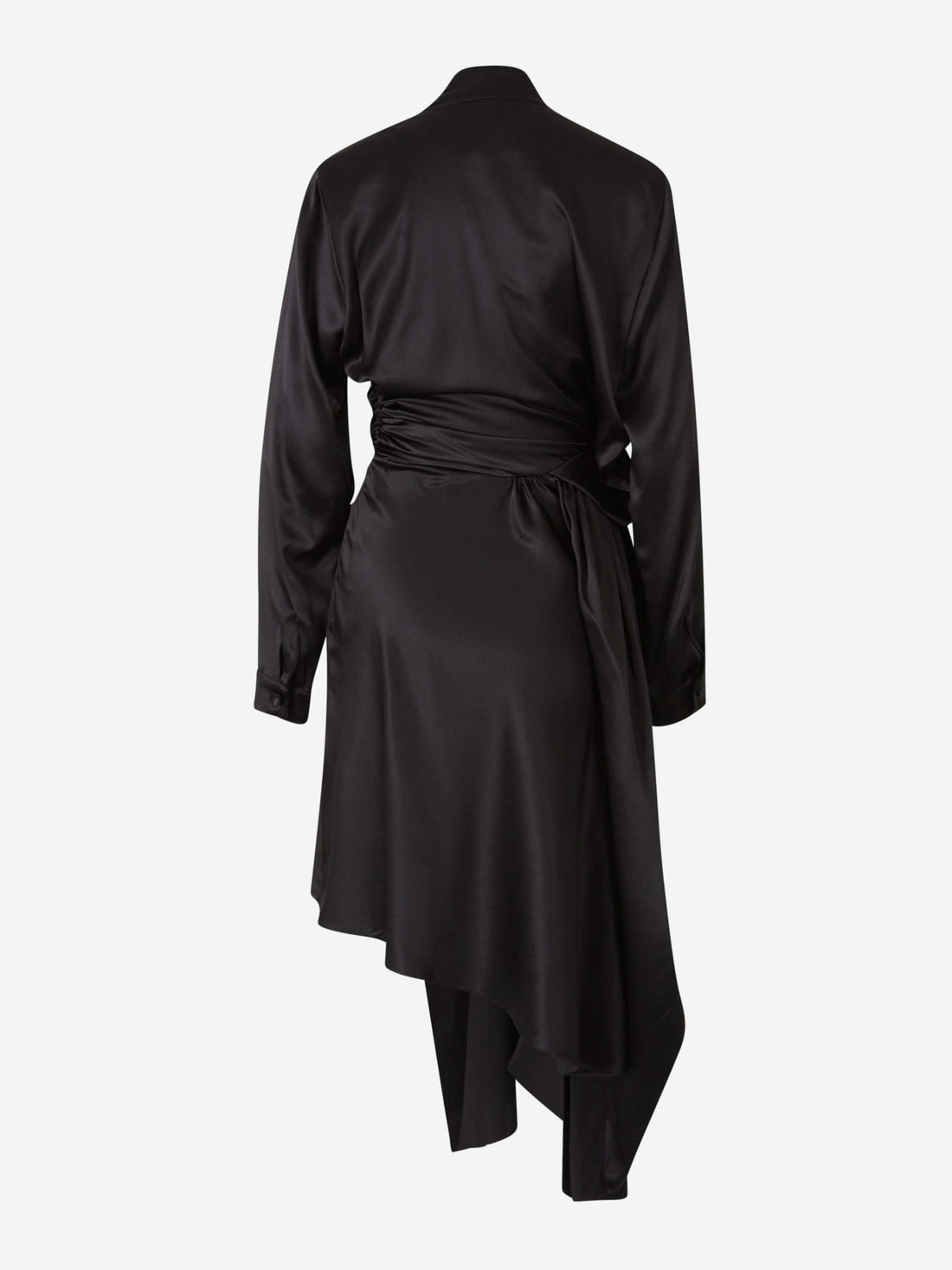 Balenciaga Mujer Barcelona Vestido Maxi Seda color Negro sku 721-000342 01 - Foto 2