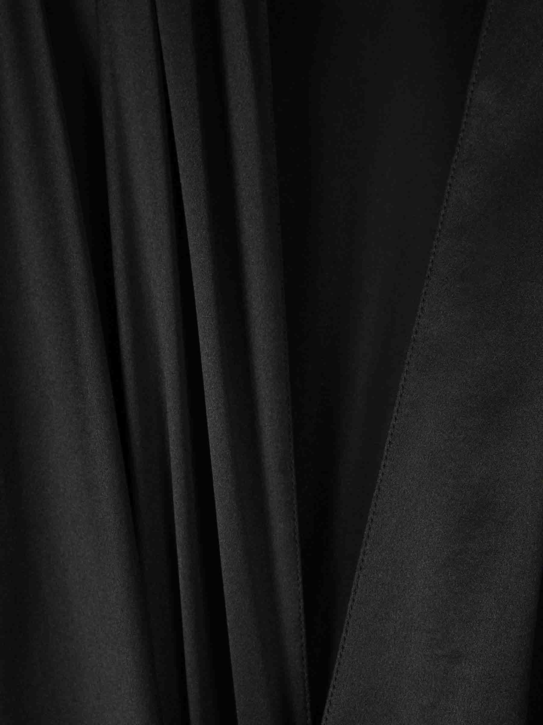 Balenciaga Mujer Barcelona Vestido Maxi Seda color Negro sku 721-000342 01 - Foto 3