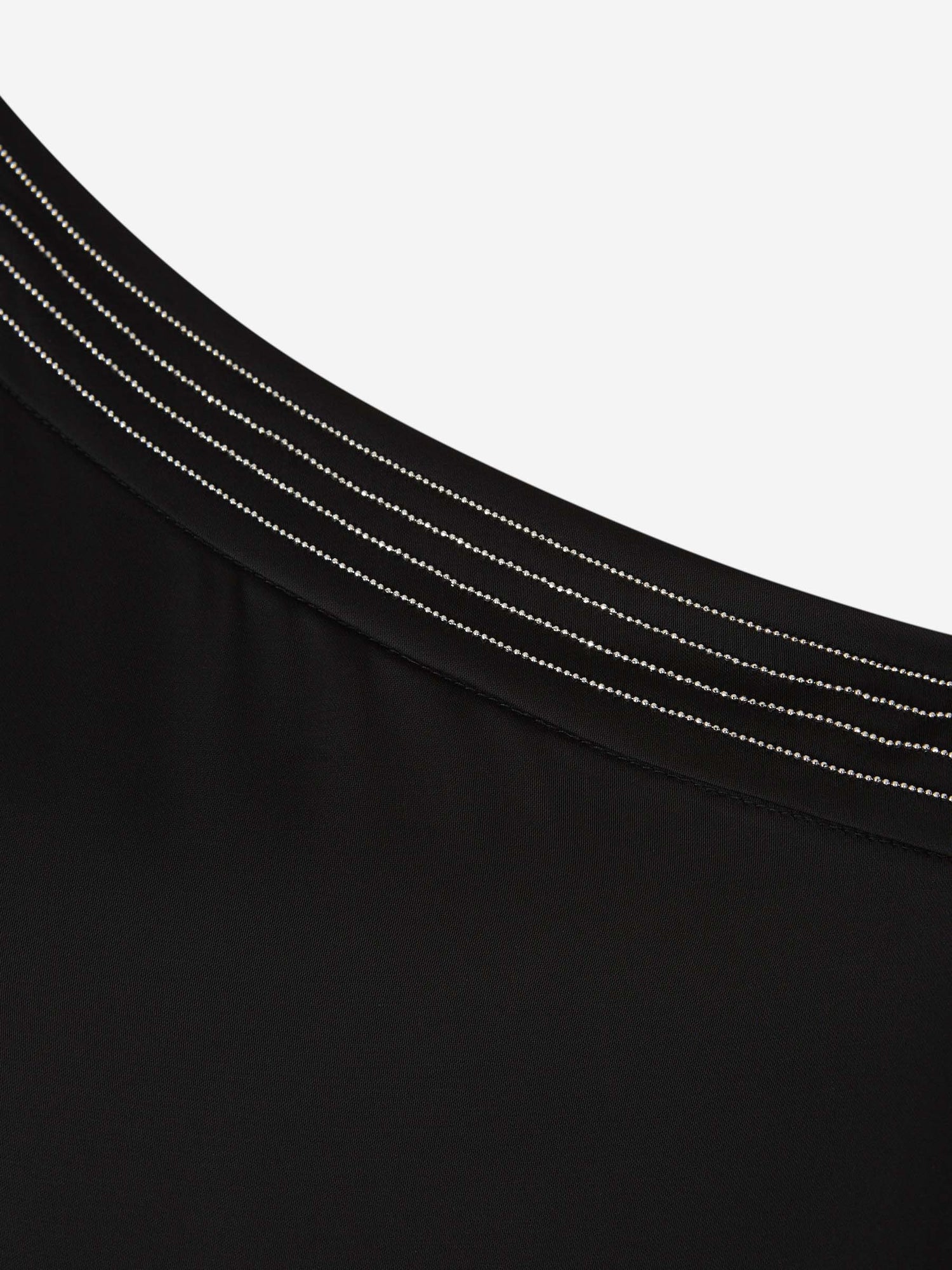 Peserico Mujer Barcelona Vesitdo Midi Satén color Negro sku 721-000346 01 - Foto 3