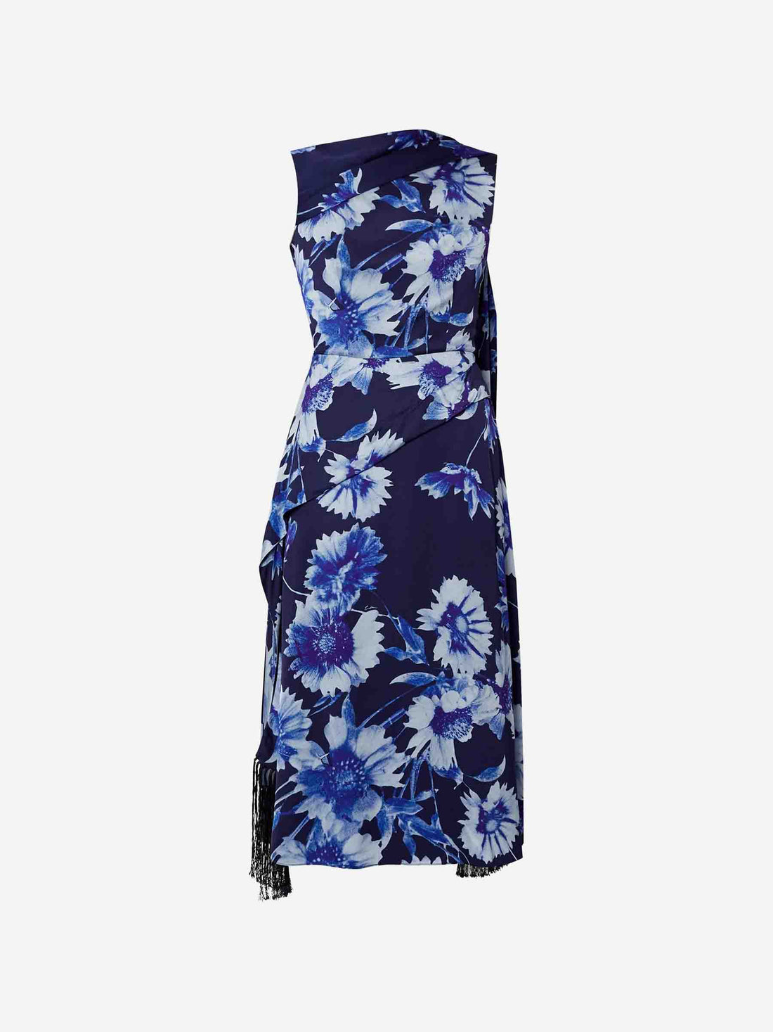 Erdem Mujer Barcelona Vestido Midi Drapeado color Violeta sku 721-000395 01 - Foto 1