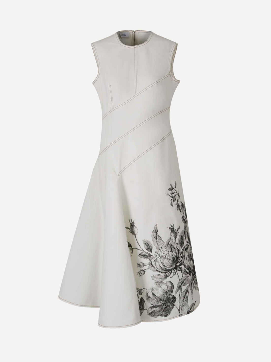 Erdem Mujer Barcelona Vestido Midi Denim color Blanco sku 721-000396 01 - Foto 1