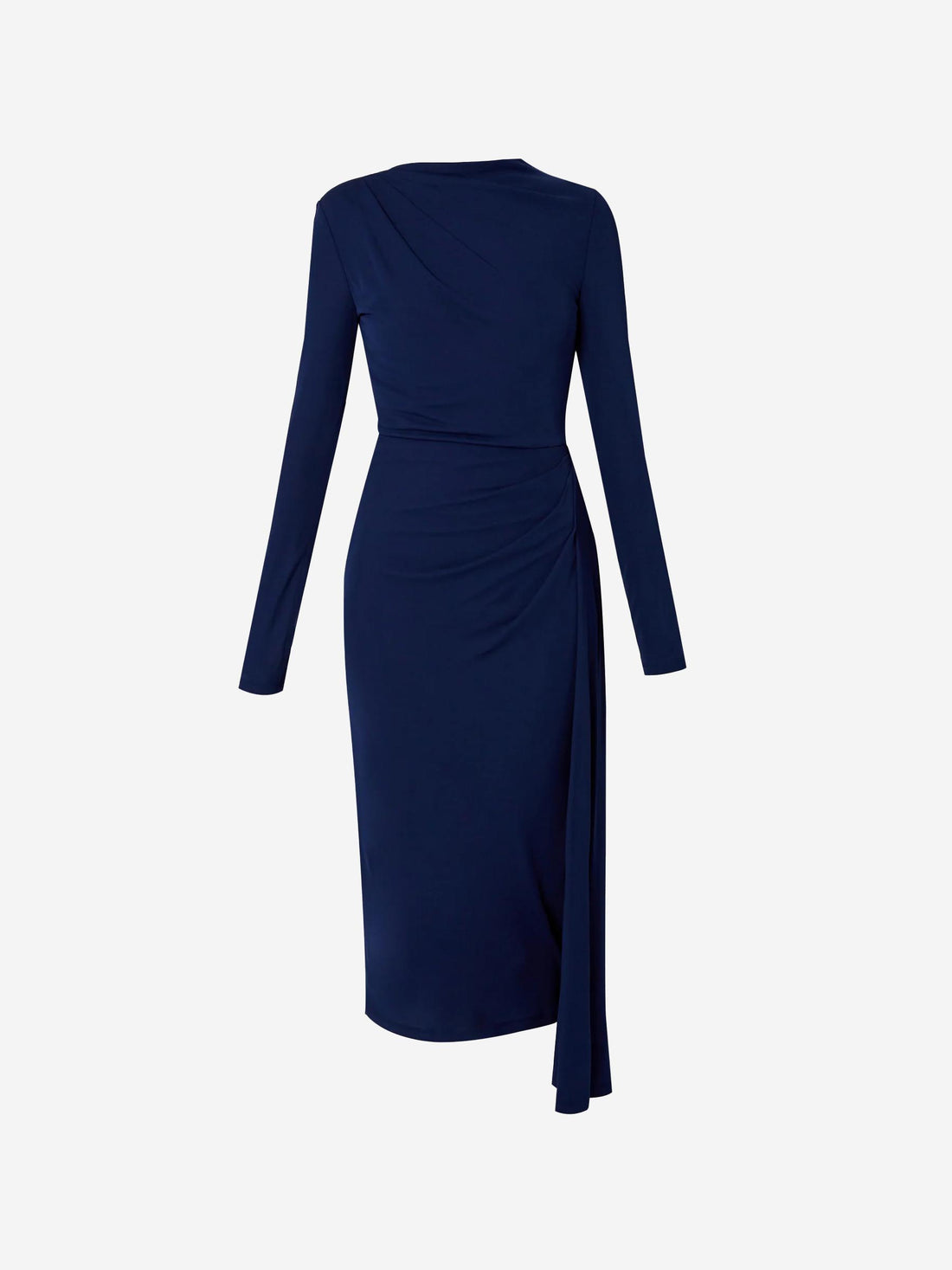 Erdem Mujer Barcelona Vestido Midi Drapeado color Azul Marino sku 721-000397 01 - Foto 1
