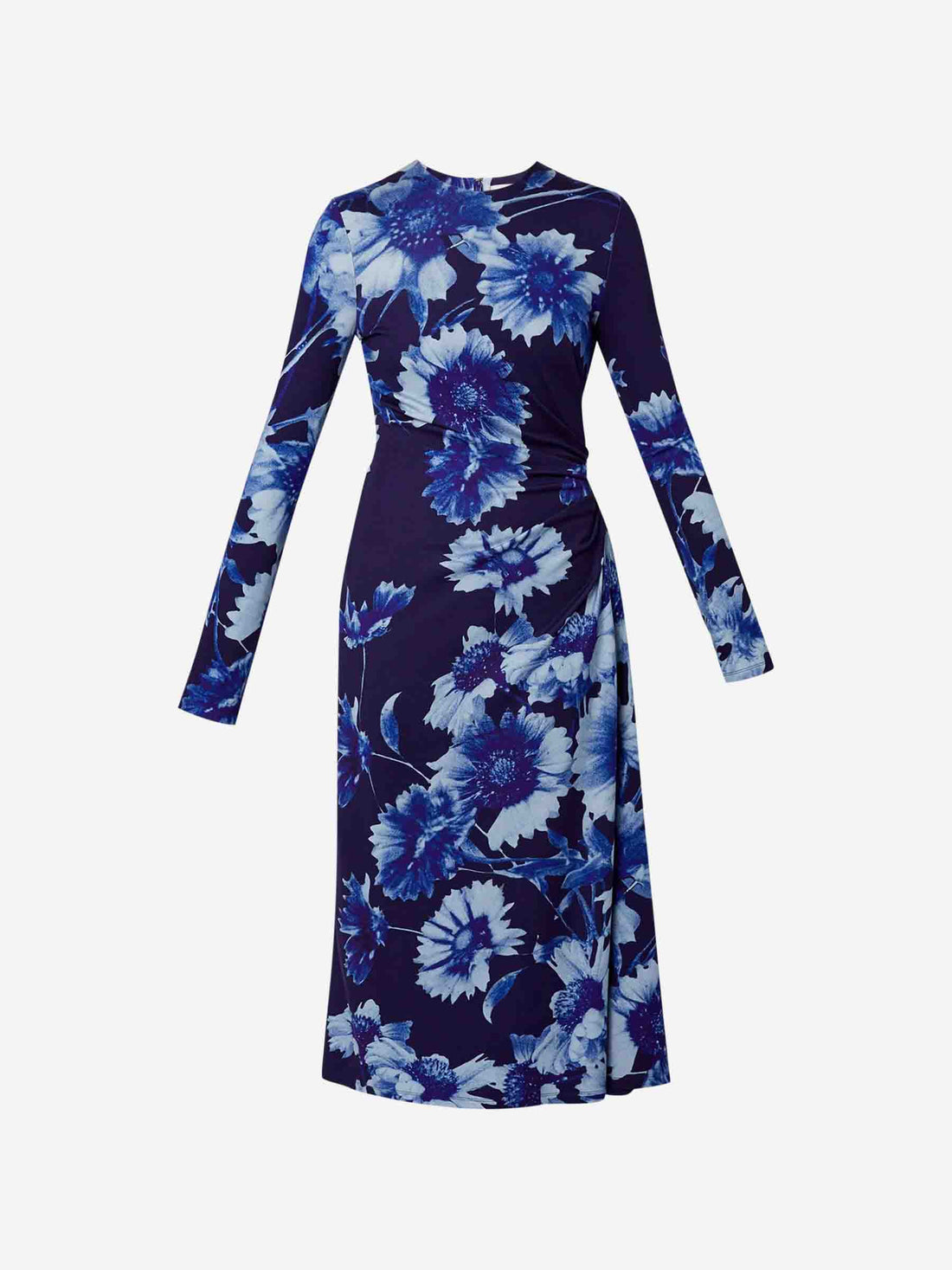 Erdem Mujer Barcelona Vestido Midi Drapeado color Violeta sku 721-000398 01 - Foto 1