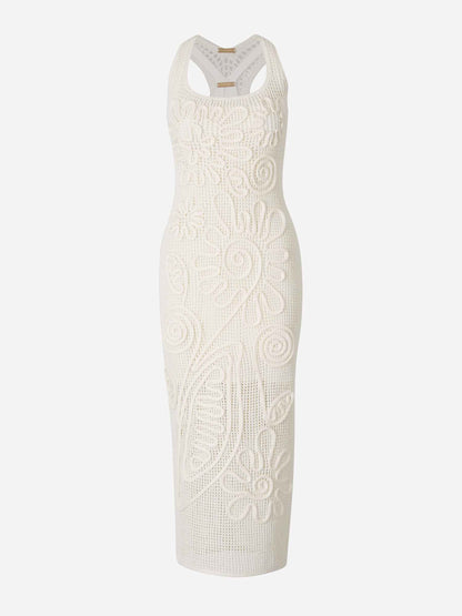 Cult Gaia Mujer Barcelona Vestido Punto Nissa color Marfil sku 721-000401 01 - Foto 1