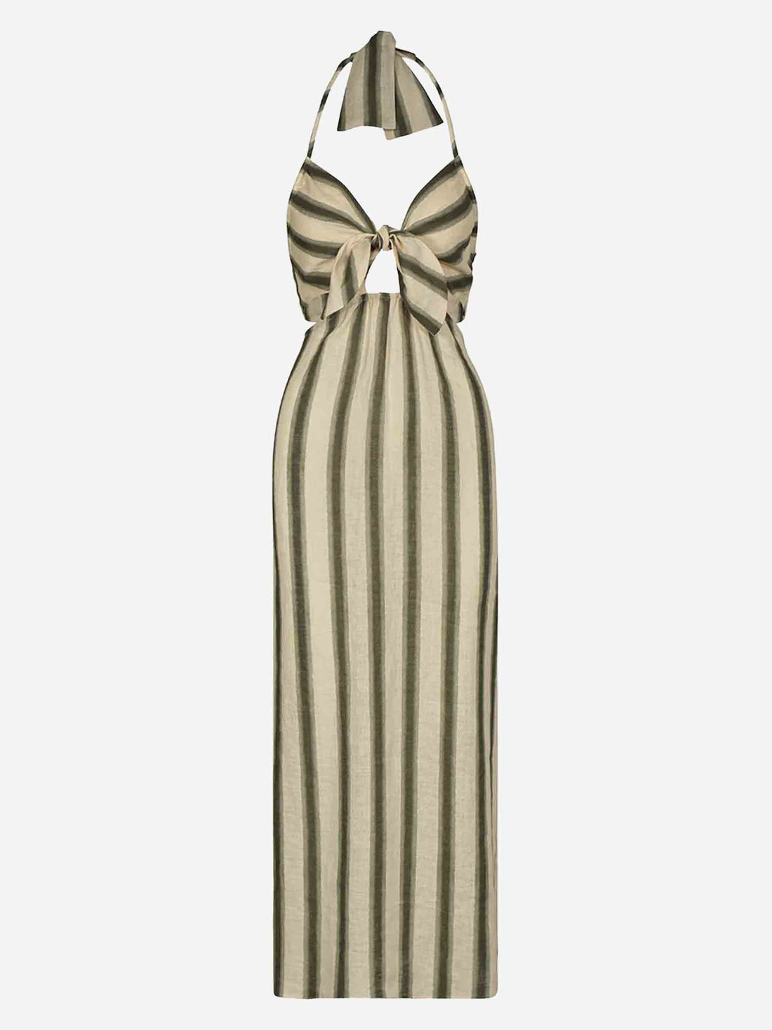 Outlet online Johanna Ortiz Mujer Vestido Midi Los Siete Mares color Crema sku 721-000421 01 - Foto 1