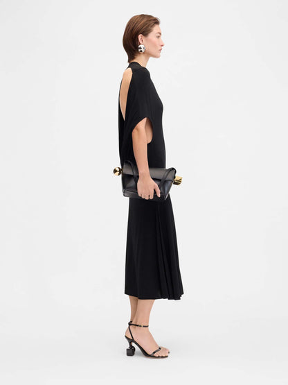 Outlet online Jacquemus Mujer Vestido Midi Salerno color Negro sku 721-000434 01 - Foto 3
