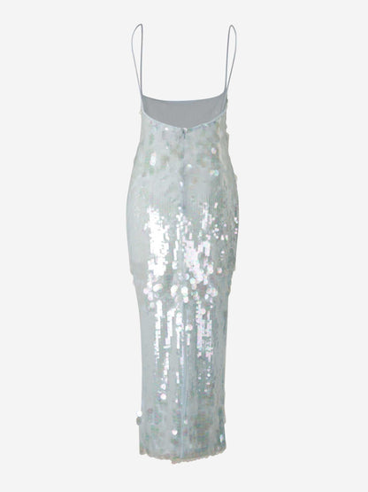 Outlet online Retrofête Mujer Vestido Midi Alana color Azul Celeste sku 721-000456 01 - Foto 3