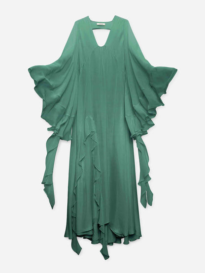 Dorothee Schumacher Mujer Barcelona Vestido Maxi Seda color Verde sku 721-000481 01 - Foto 3