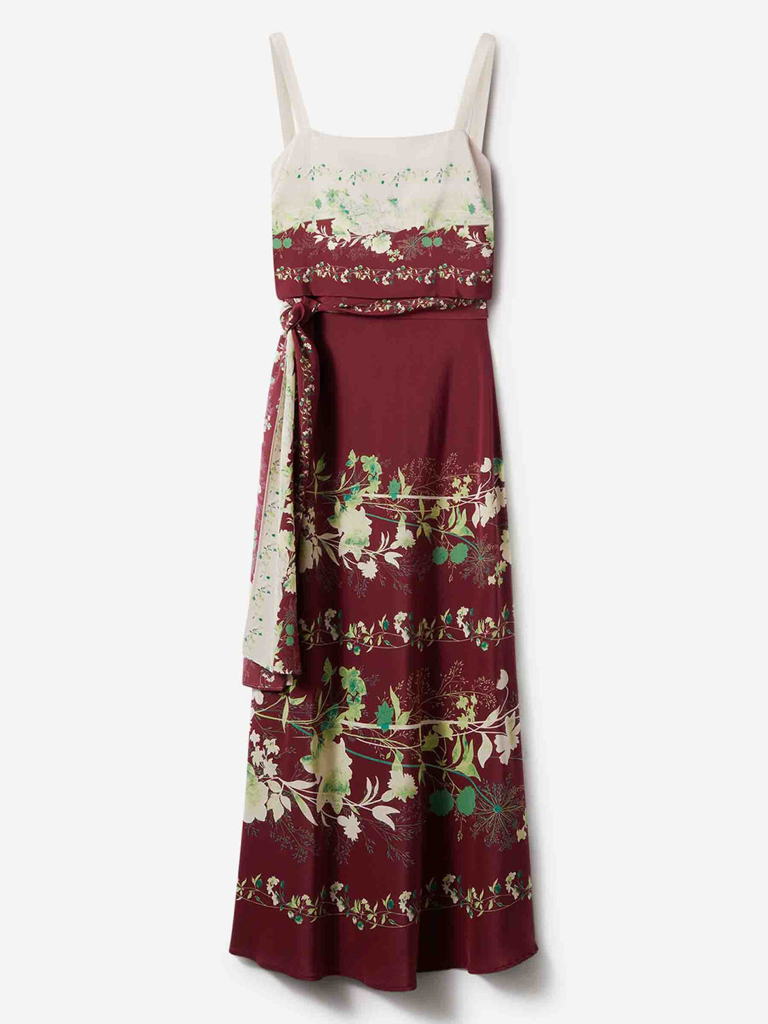 LaDoubleJ Mujer Barcelona Vestido Midi Slip-Around color Burdeos sku 721-000512 01 - Foto 1