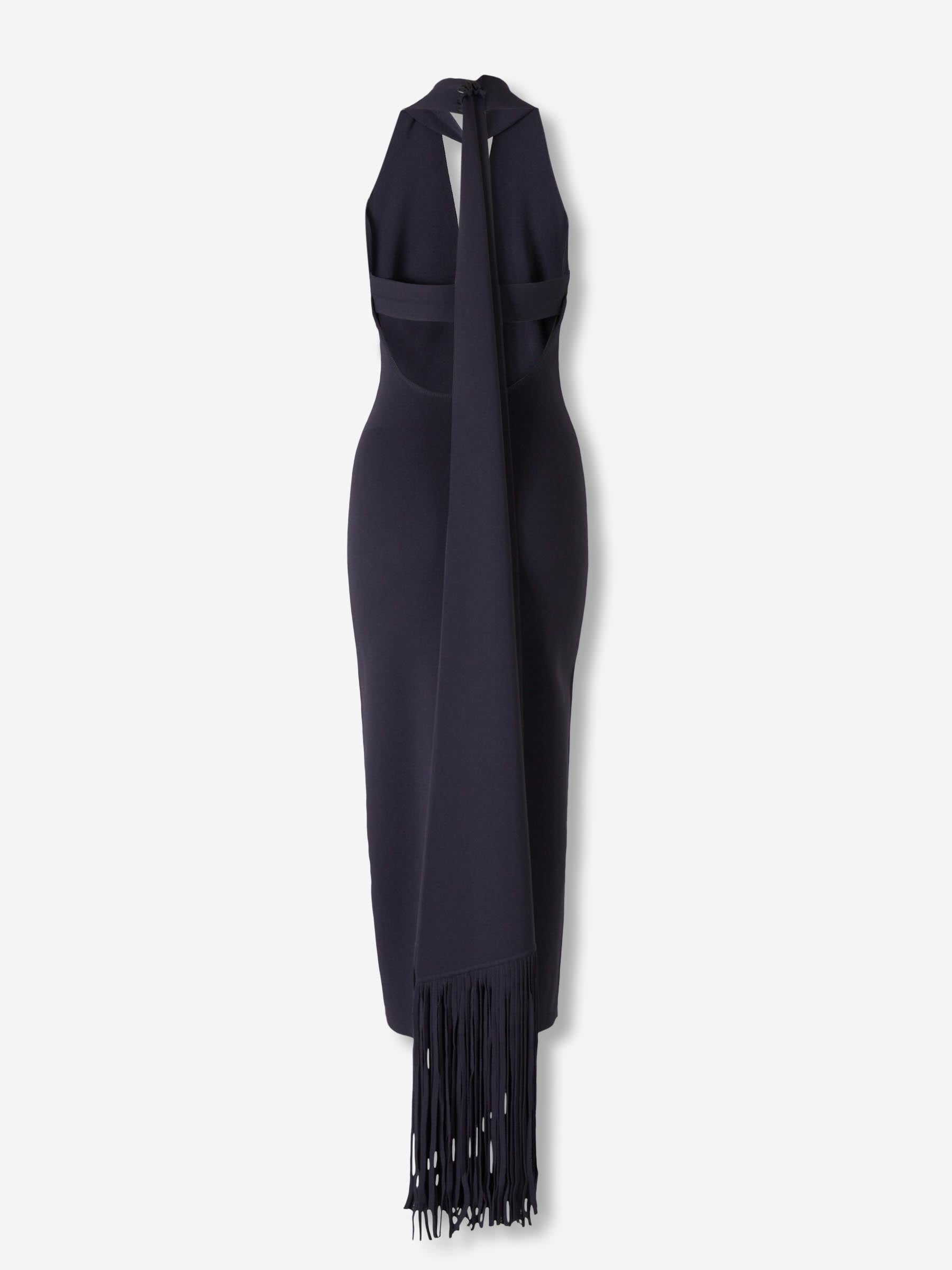 Outlet online Cult Gaia Mujer Vestido Midi Caia color Azul Marino sku 721-000525 01 - Foto 2