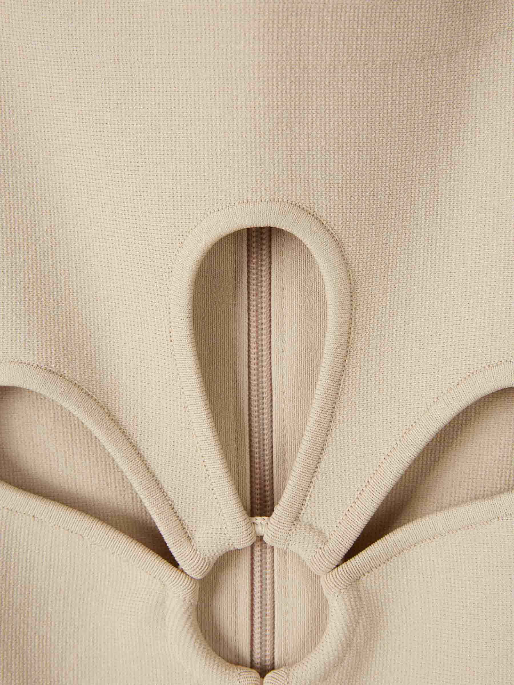 Outlet online Cult Gaia Mujer Vestido Mini Franco color Beige sku 721-000526 01 - Foto 3