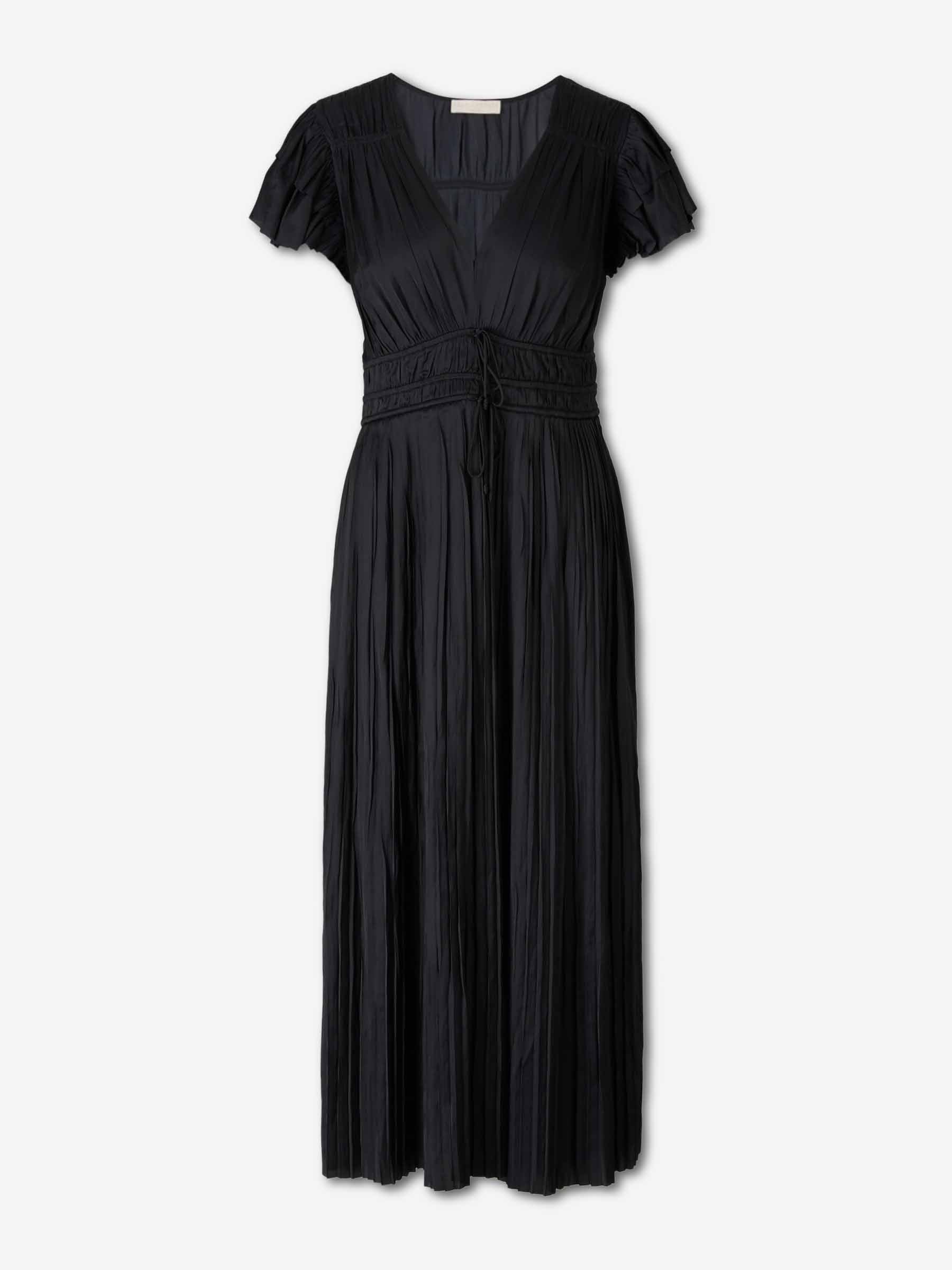 Outlet online Ulla Johnson Mujer Vestido Midi Patrice color Negro sku 721-000539 01 - Foto 1
