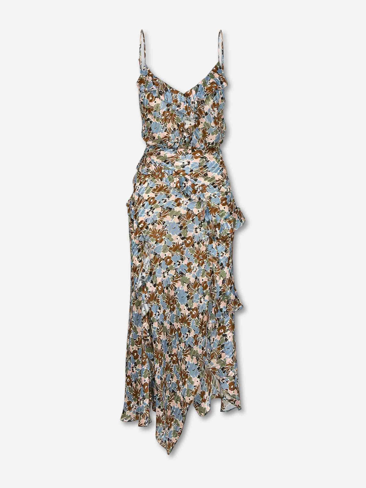 Outlet online Veronica Beard Mujer Vestido Midi Seda Avenel color Floral sku 721-000540 01 - Foto 1