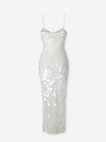 Outlet online Retrofête Mujer Vestido Maxi Mischa color Blanco sku 721-000543 01 - Foto 2