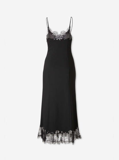 Outlet online Staud Mujer Vestido Midi Nadia color Negro sku 721-000556 01 - Foto 2