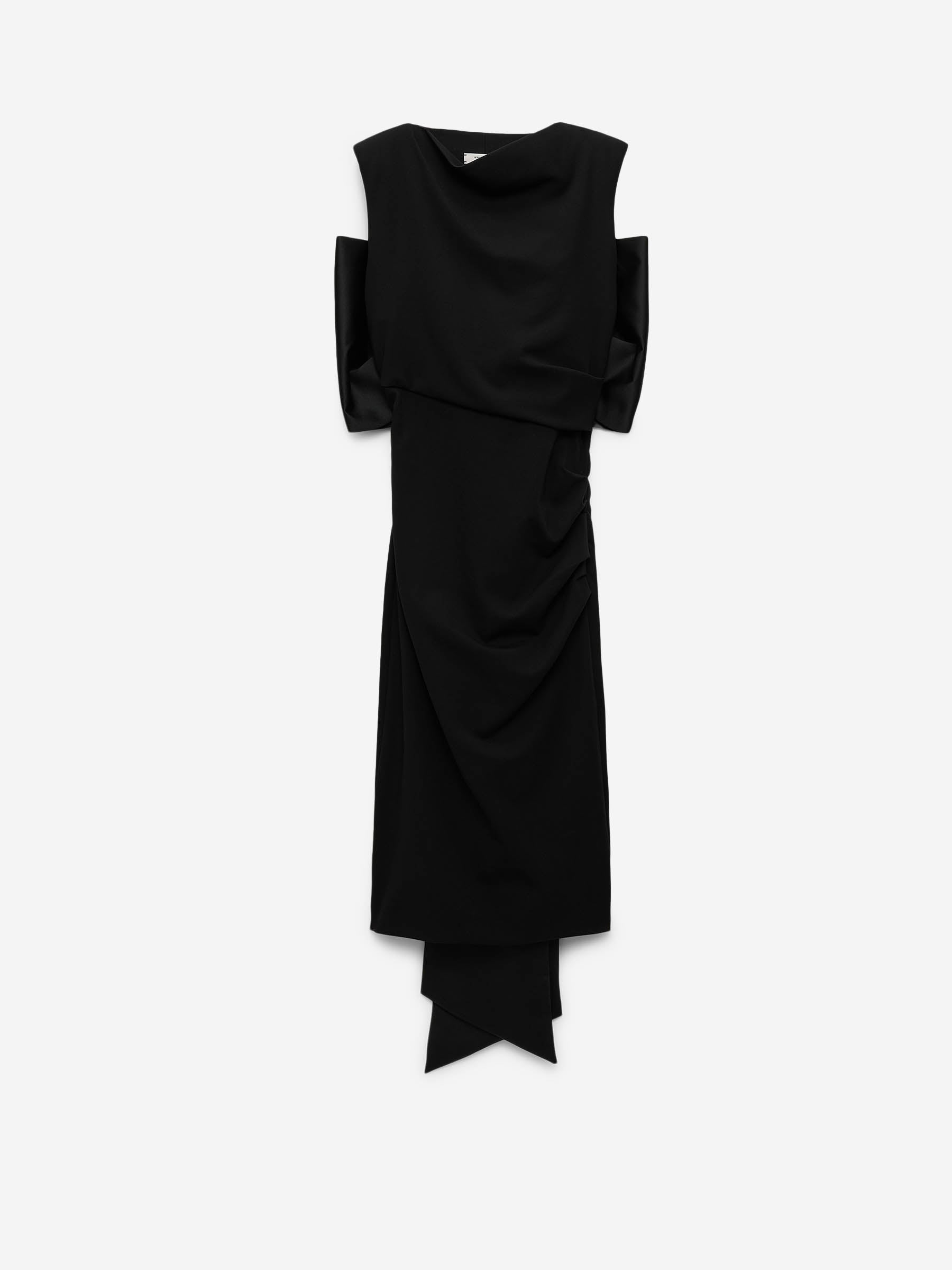 Outlet online Dorothee Schumacher Mujer Vestido Midi Lazo color Negro sku 721-000564 01 - Foto 1