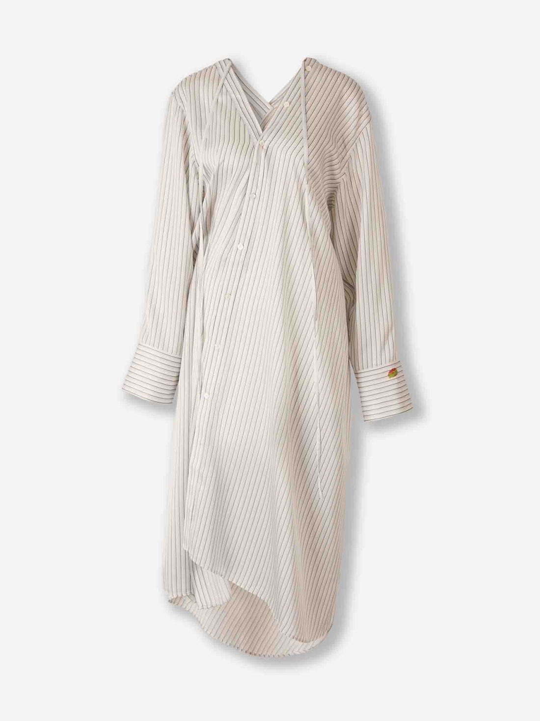 Outlet online Acne Studios Mujer Vestido Midi Camisero color Blanco sku 721-000566 01 - Foto 1
