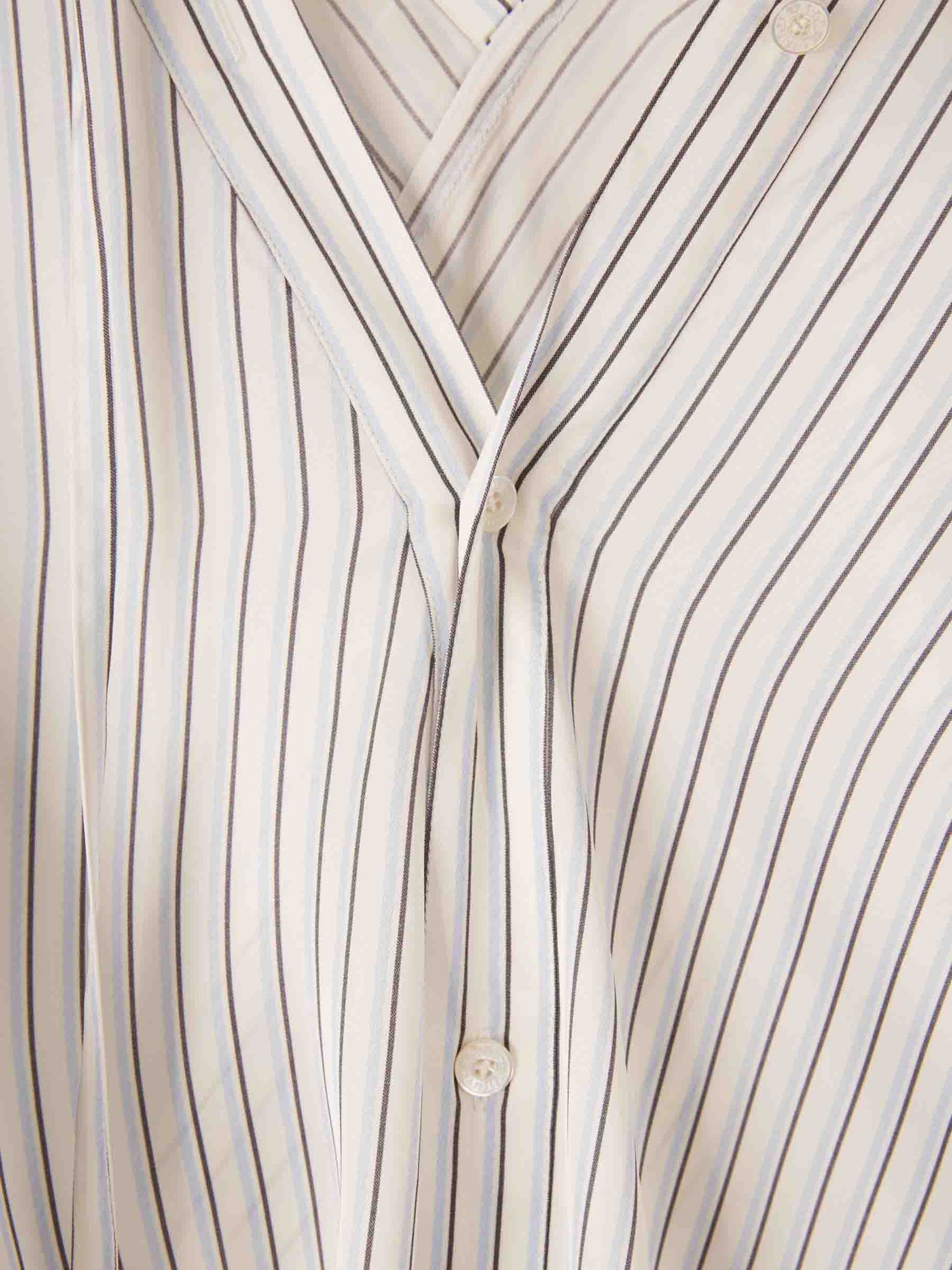 Outlet online Acne Studios Mujer Vestido Midi Camisero color Blanco sku 721-000566 01 - Foto 3