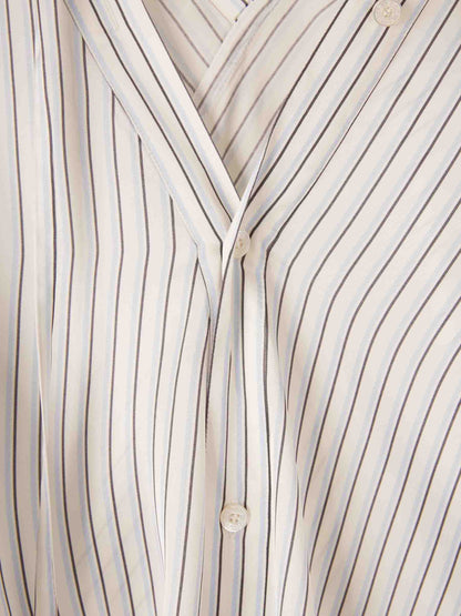 Outlet online Acne Studios Mujer Vestido Midi Camisero color Blanco sku 721-000566 01 - Foto 3