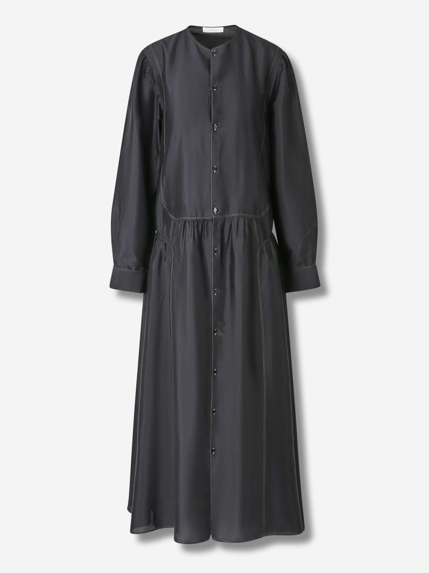 Outlet online Lemaire Mujer Vestido Midi Abotonado color Negro sku 721-000589 01 - Foto 1