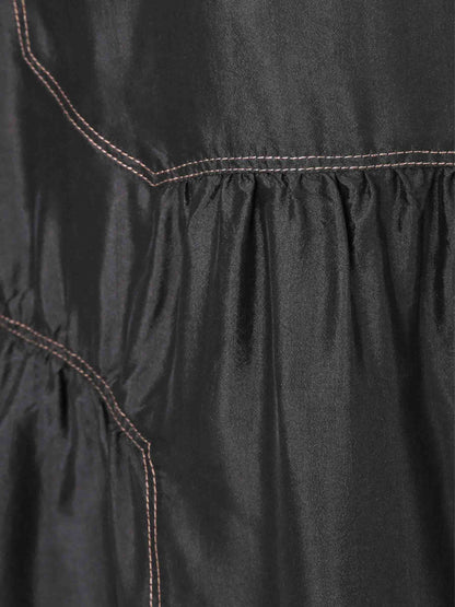 Outlet online Lemaire Mujer Vestido Midi Abotonado color Negro sku 721-000589 01 - Foto 3