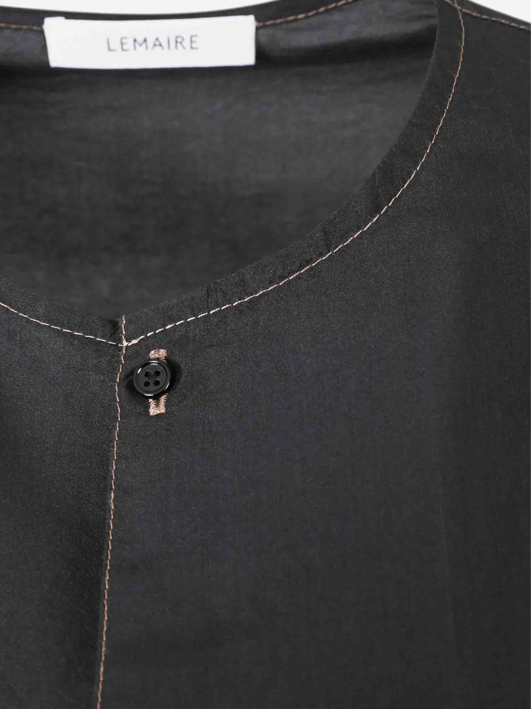 Outlet online Lemaire Mujer Vestido Midi Abotonado color Negro sku 721-000589 01 - Foto 4
