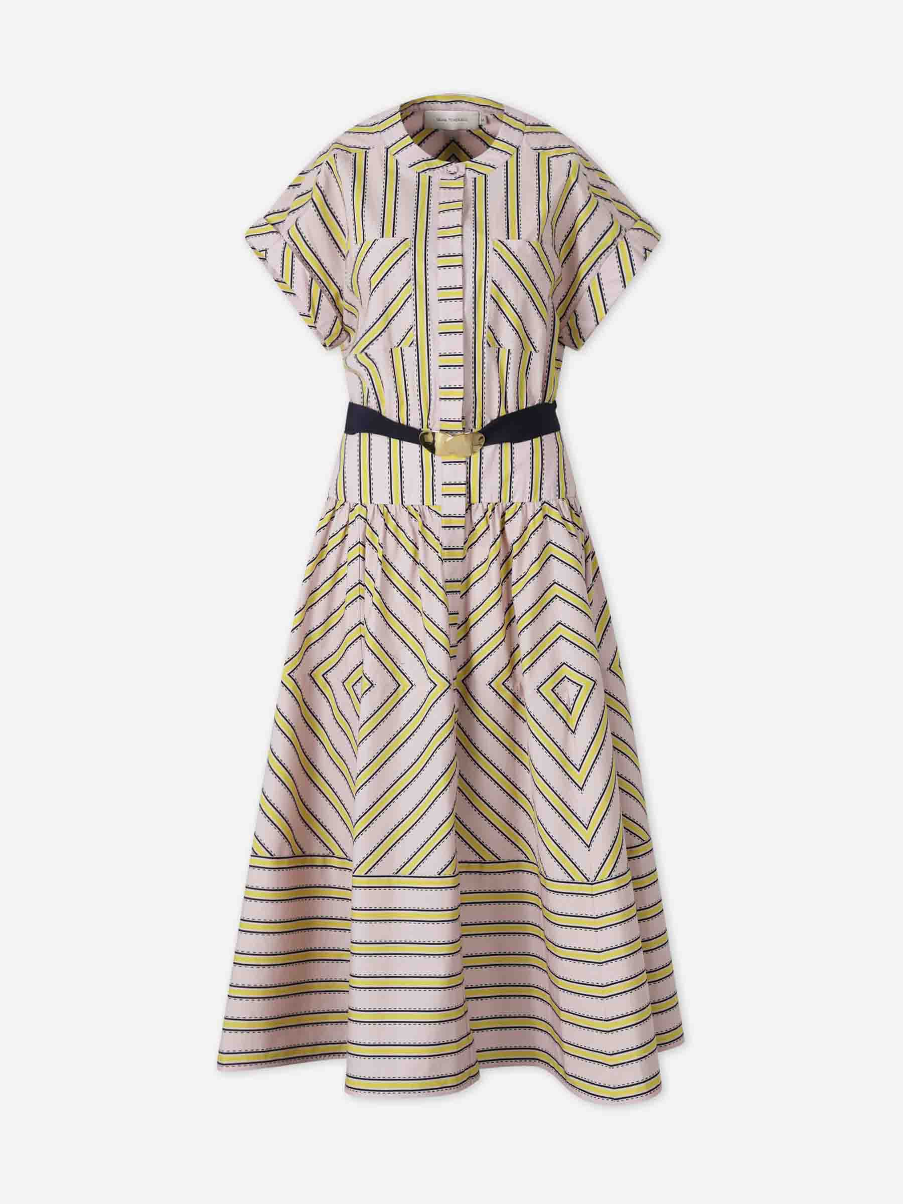 Outlet online Silvia Tcherassi Mujer Vestido Midi Macarena color Rosa Palo sku 721-000599 01 - Foto 1