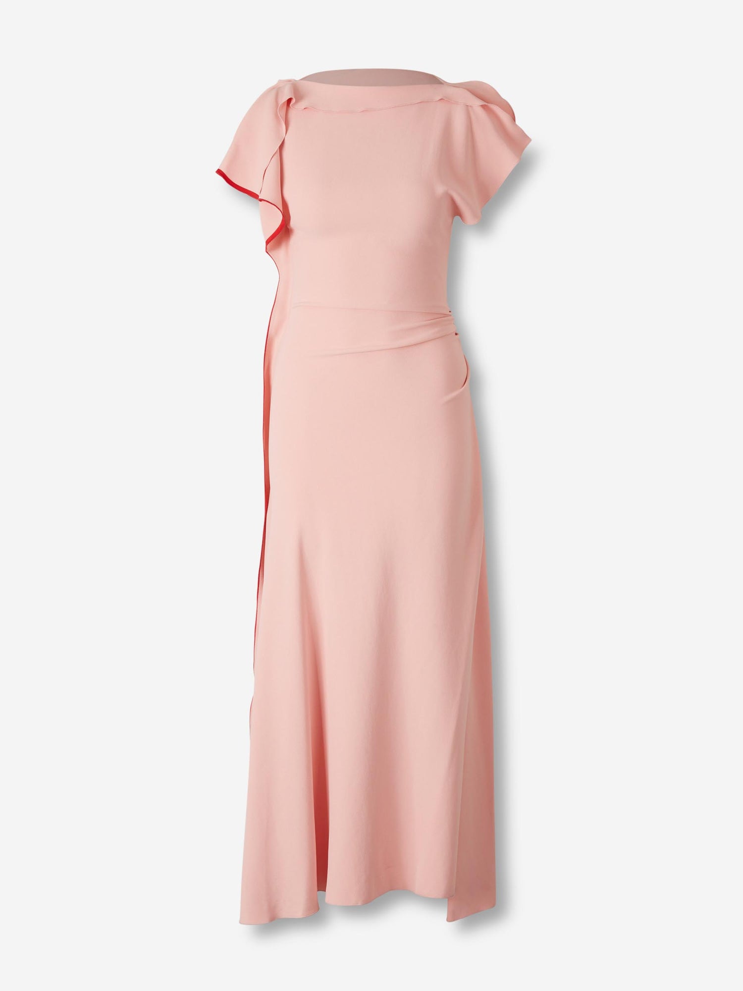 Outlet online Victoria Beckham Mujer Vestido Volantes Midi color Rosa sku 721-000609 01 - Foto 1