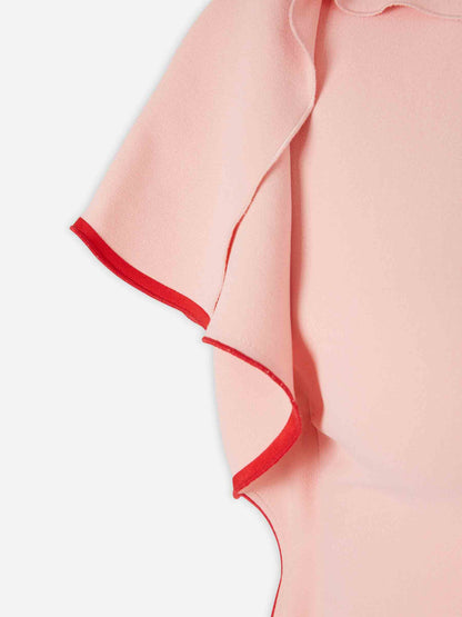 Outlet online Victoria Beckham Mujer Vestido Volantes Midi color Rosa sku 721-000609 01 - Foto 3