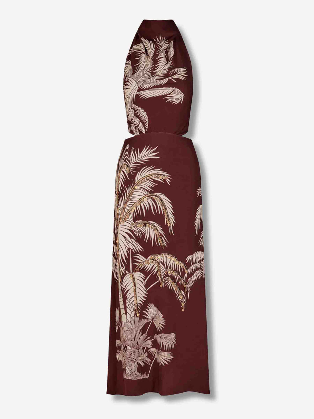 Outlet online Johanna Ortiz Mujer Vestido Midi Encanto Invernal color Marrón Oscuro sku 721-000620 01 - Foto 1