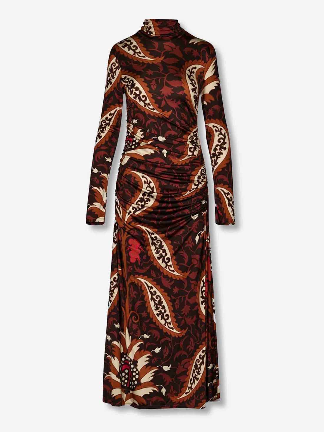 Outlet online Johanna Ortiz Mujer Vestido Maxi Start Point color Burdeos sku 721-000621 01 - Foto 1