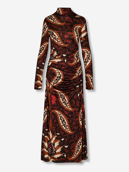 Outlet online Johanna Ortiz Mujer Vestido Maxi Start Point color Burdeos sku 721-000621 01 - Foto 1