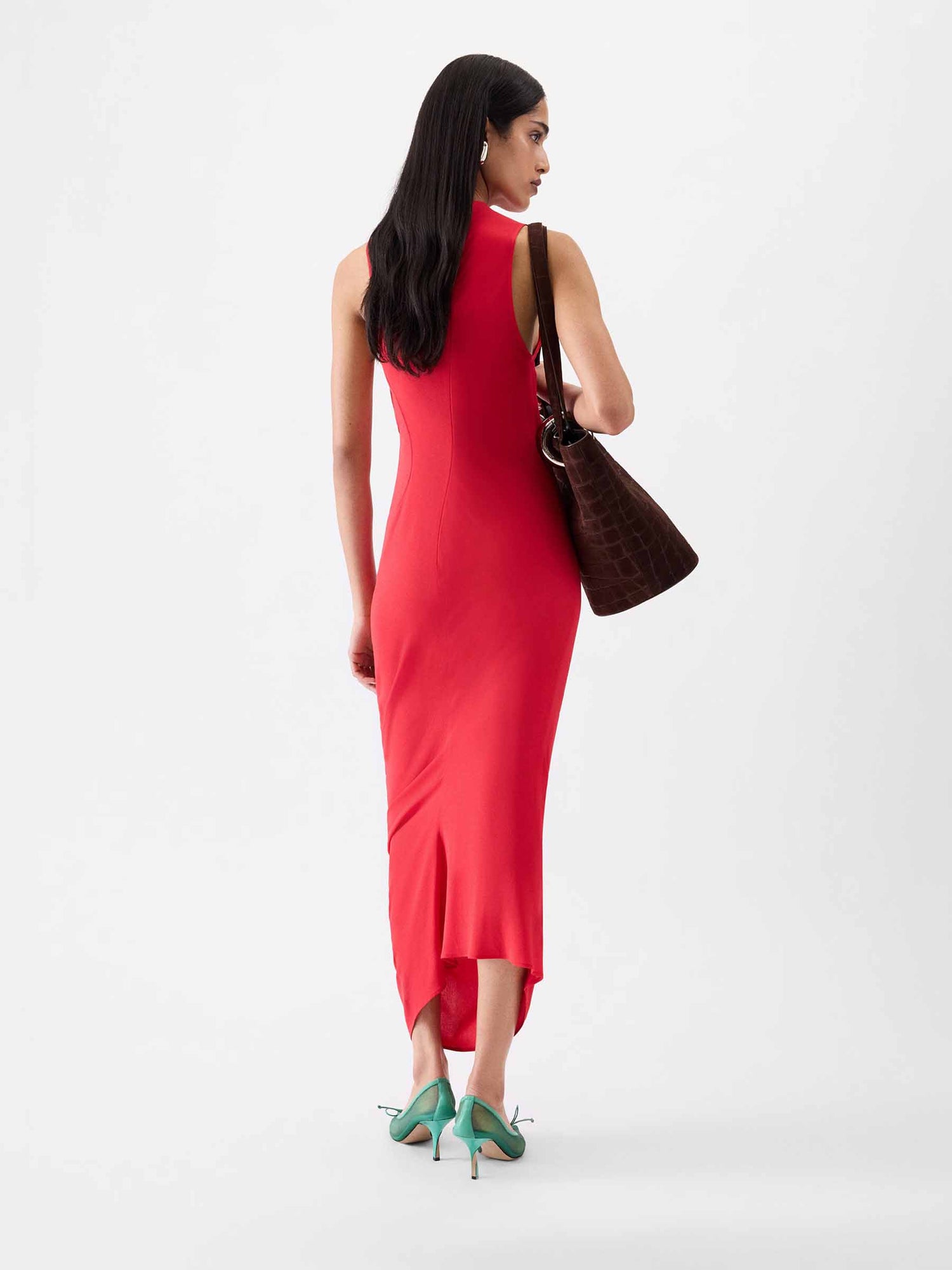 Outlet online Jacquemus Mujer Vestido Midi J color Rojo sku 721-000626 01 - Foto 3