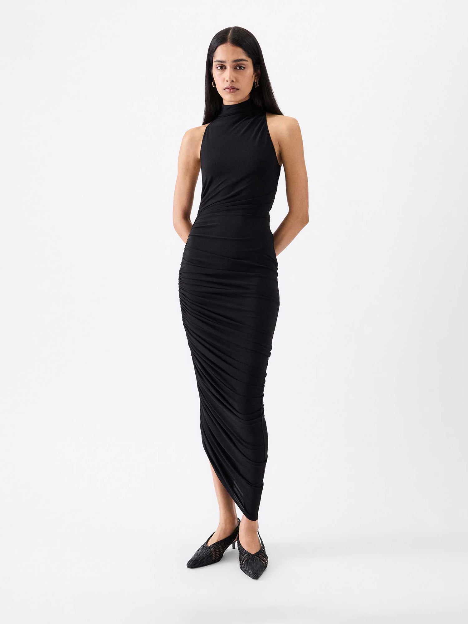 Outlet online Jacquemus Mujer Vestido Le Robe Piazza color Negro sku 721-000627 01 - Foto 2