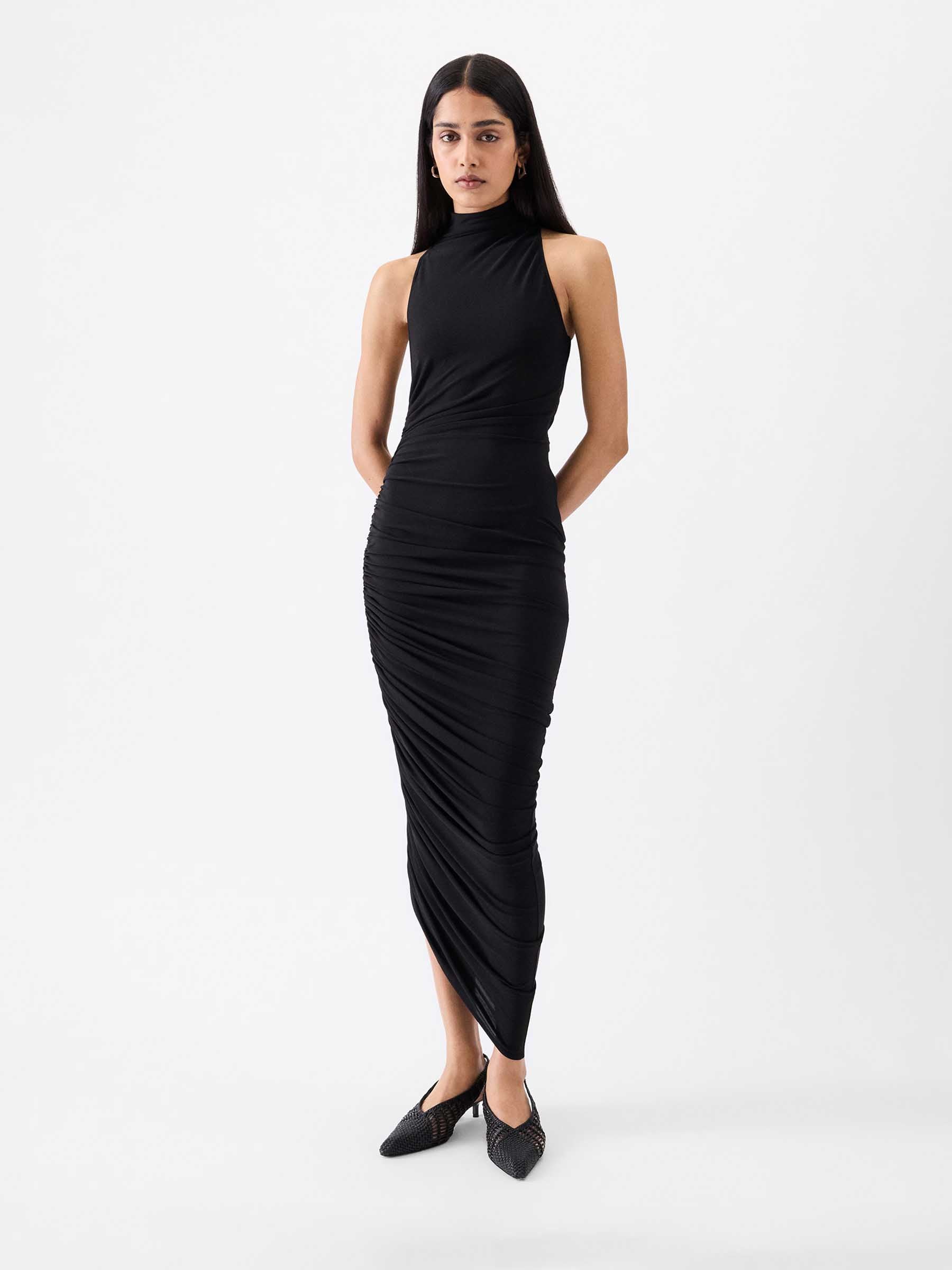 Outlet online Jacquemus Mujer Vestido Le Robe Piazza color Negro sku 721-000627 01 - Foto 2