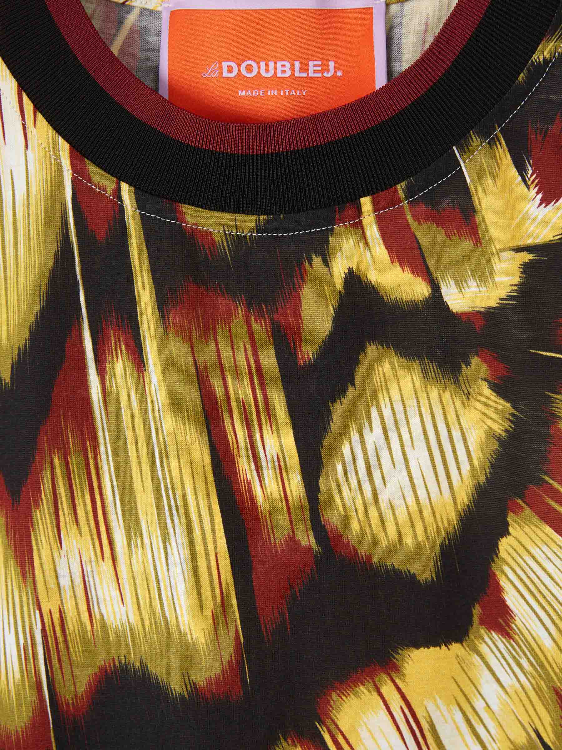 Outlet online LaDoubleJ Mujer Vestido Maxi Estampado color Amarillo sku 721-000631 01 - Foto 3