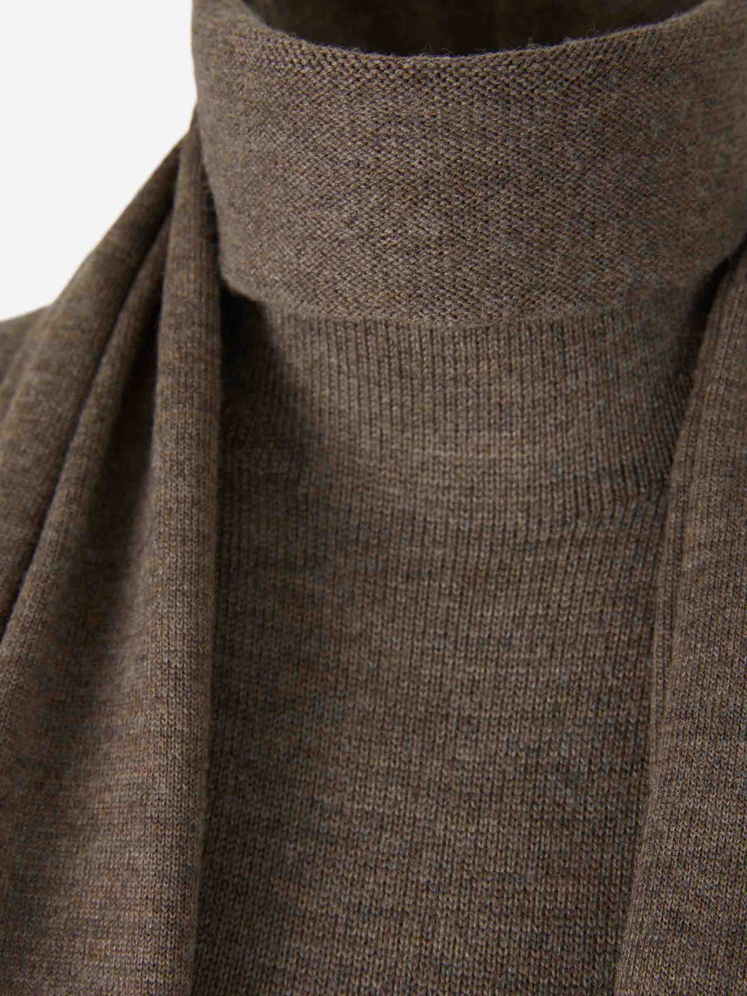 Outlet online Staud Mujer Vestido Midi Punto color Marrón sku 721-000639 01 - Foto 3