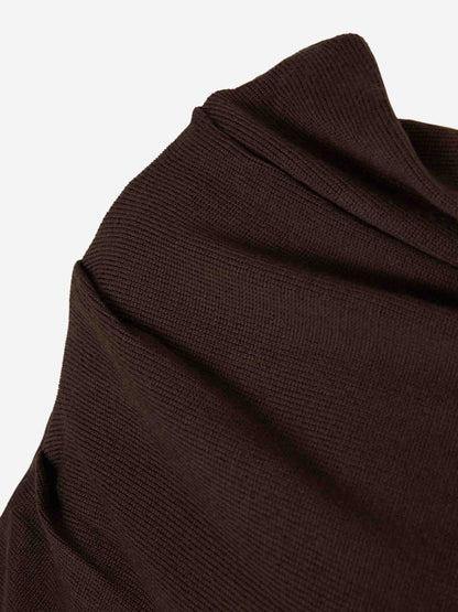 Outlet online Staud Mujer Vestido Punto Mabel color Marrón sku 721-000642 01 - Foto 3