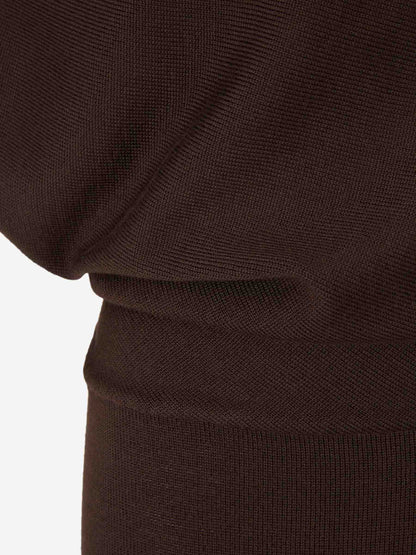 Outlet online Staud Mujer Vestido Punto Mabel color Marrón sku 721-000642 01 - Foto 4