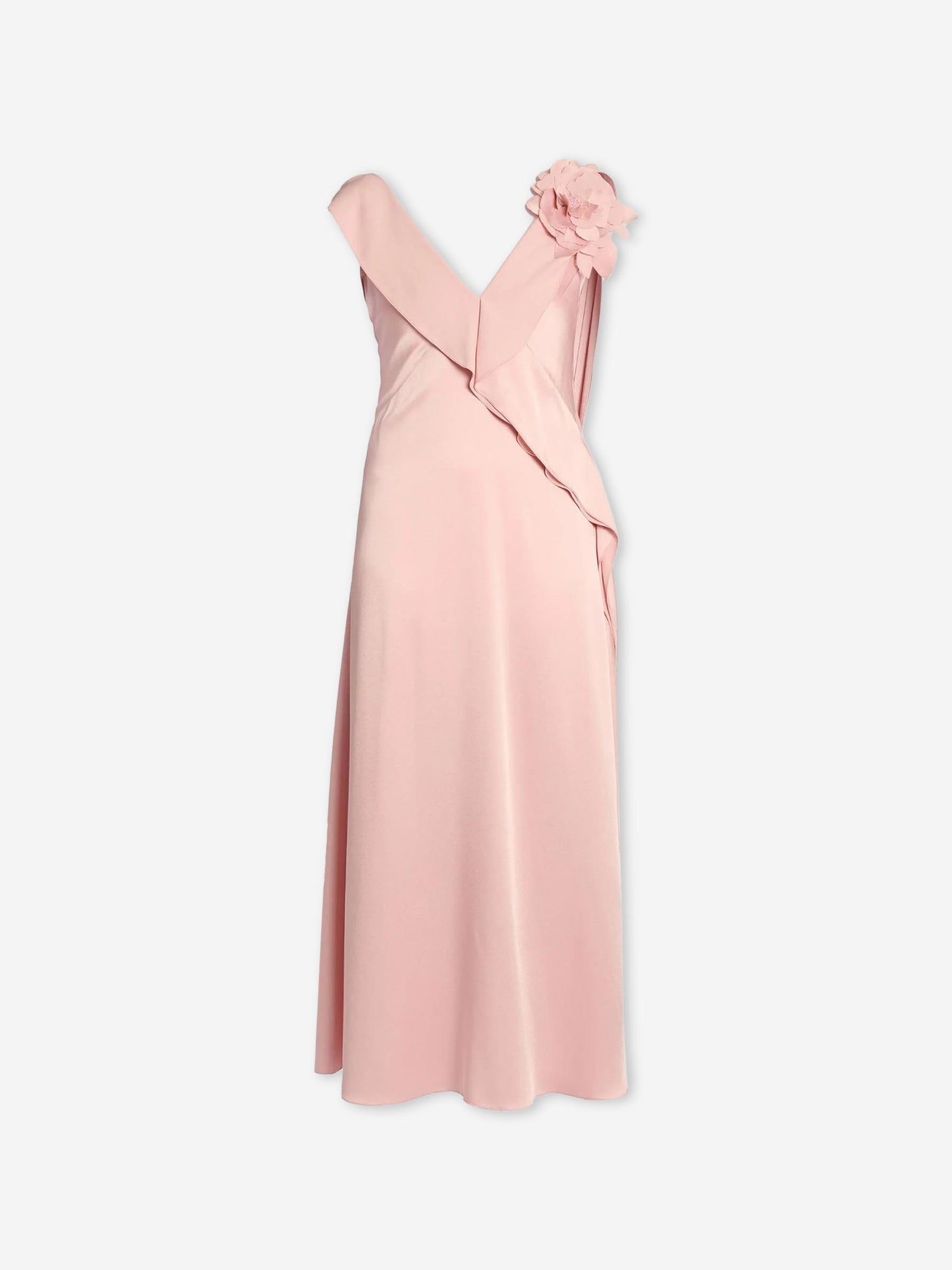 Outlet online Erdem Mujer Vestido Midi Satén color Rosa Envejecido sku 721-000651 01 - Foto 1