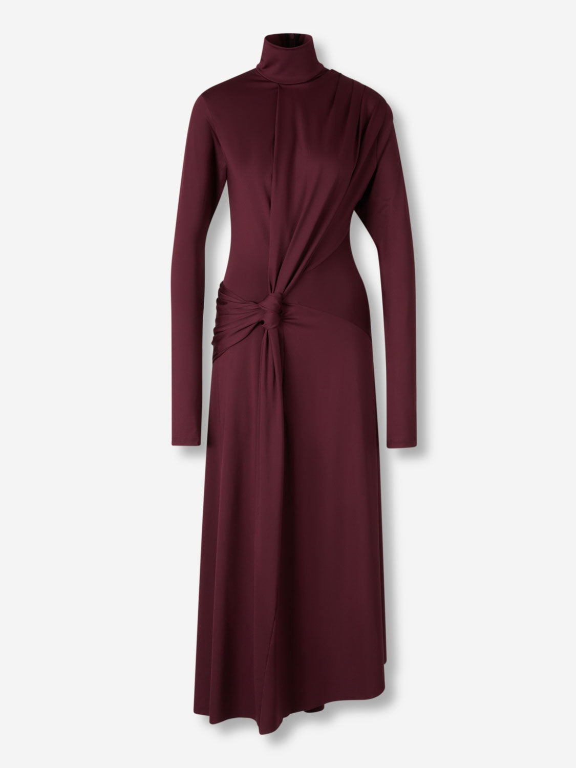 Outlet online Victoria Beckham Mujer Vestido Drapeado Midi color Burdeos sku 721-000659 01 - Foto 1