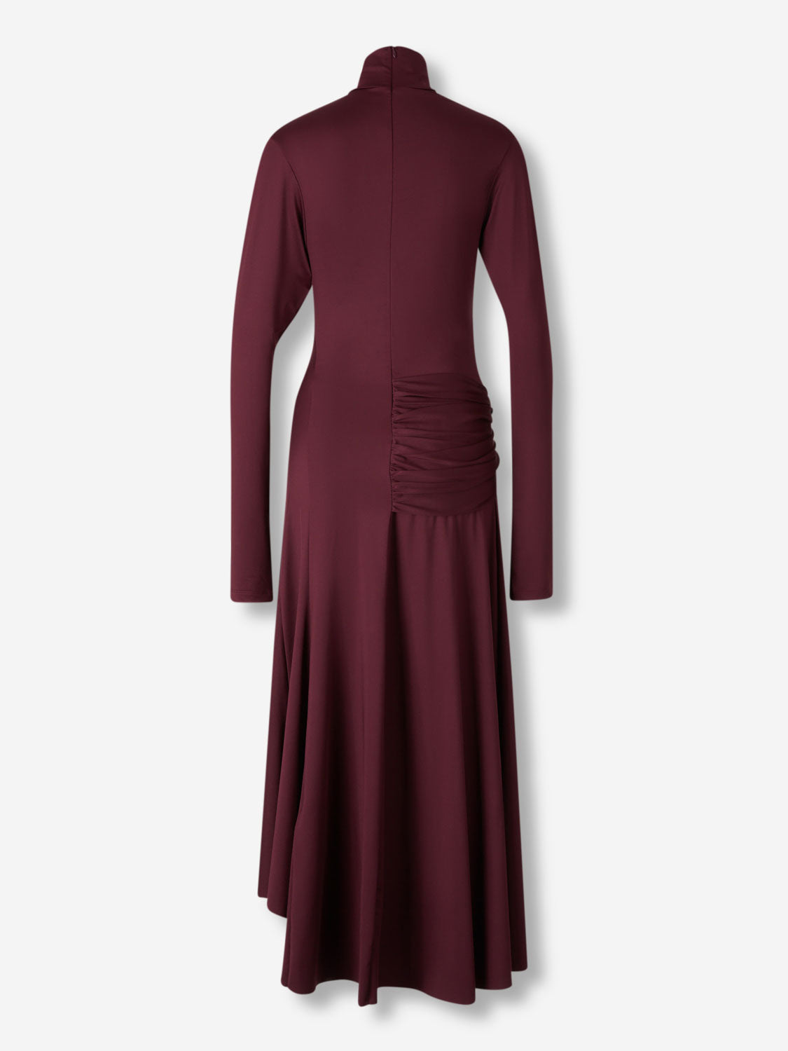 Outlet online Victoria Beckham Mujer Vestido Drapeado Midi color Burdeos sku 721-000659 01 - Foto 2