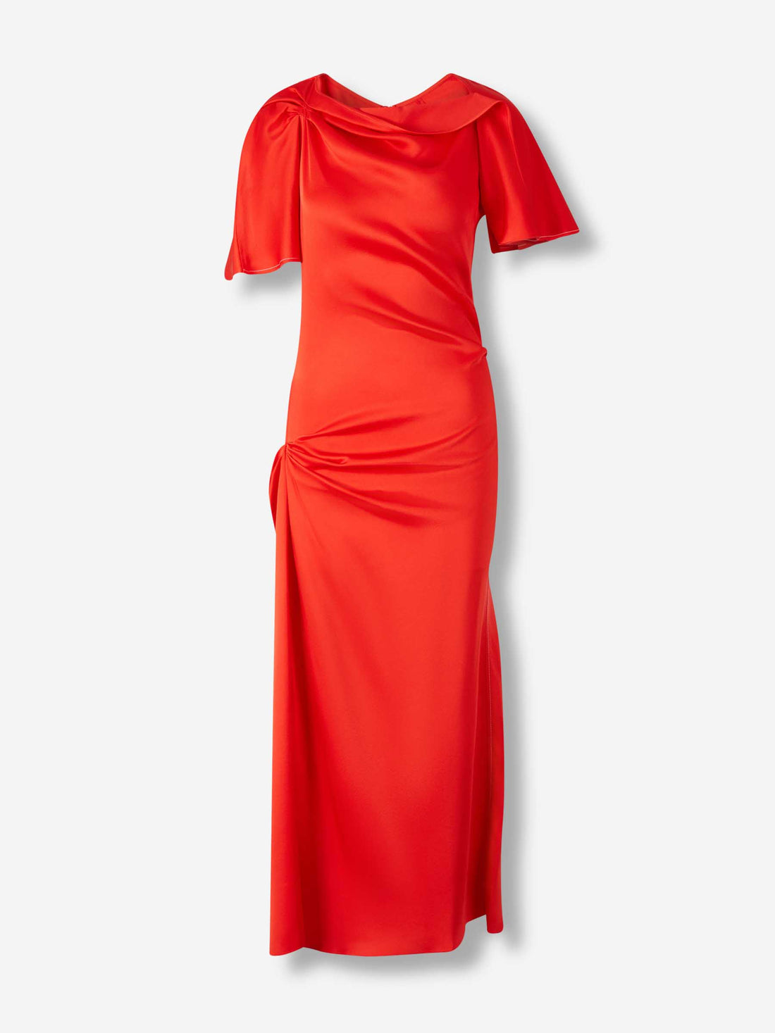 Outlet online Victoria Beckham Mujer Vestido Satén Midi color Rojo sku 721-000662 01 - Foto 1