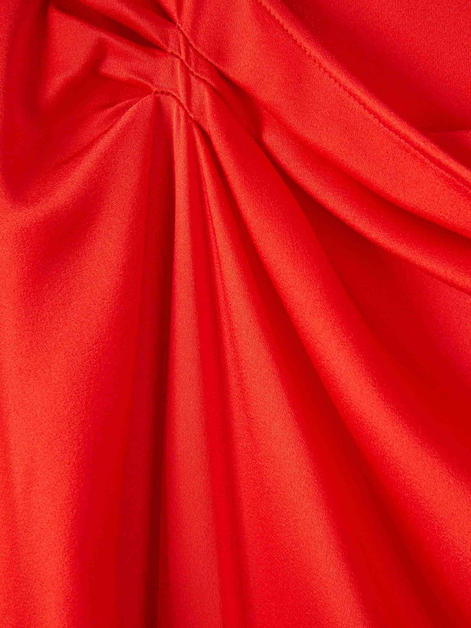 Outlet online Victoria Beckham Mujer Vestido Satén Midi color Rojo sku 721-000662 01 - Foto 3