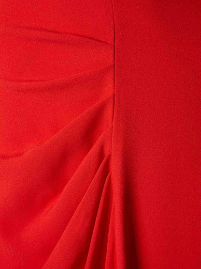 Outlet online Victoria Beckham Mujer Vestido color Verde Oscuro sku 721-000663 01 - Foto 4