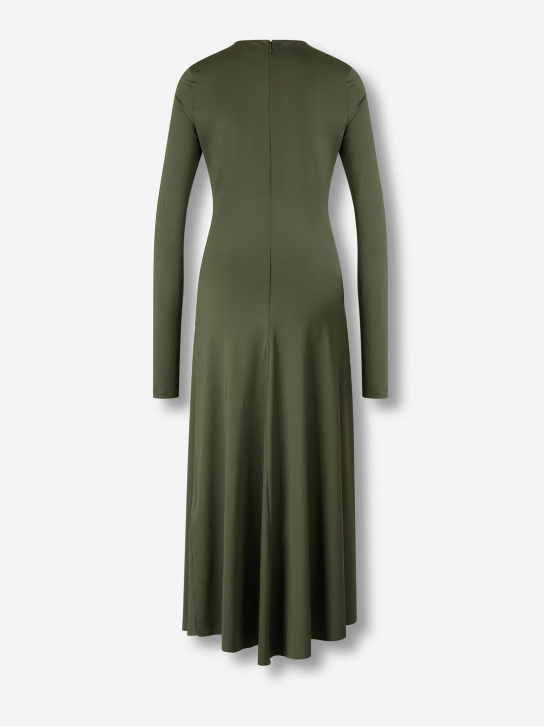 Outlet online Victoria Beckham Mujer Vestido Asimétrico Drapeado color Verde Militar sku 721-000664 01 - Foto 2