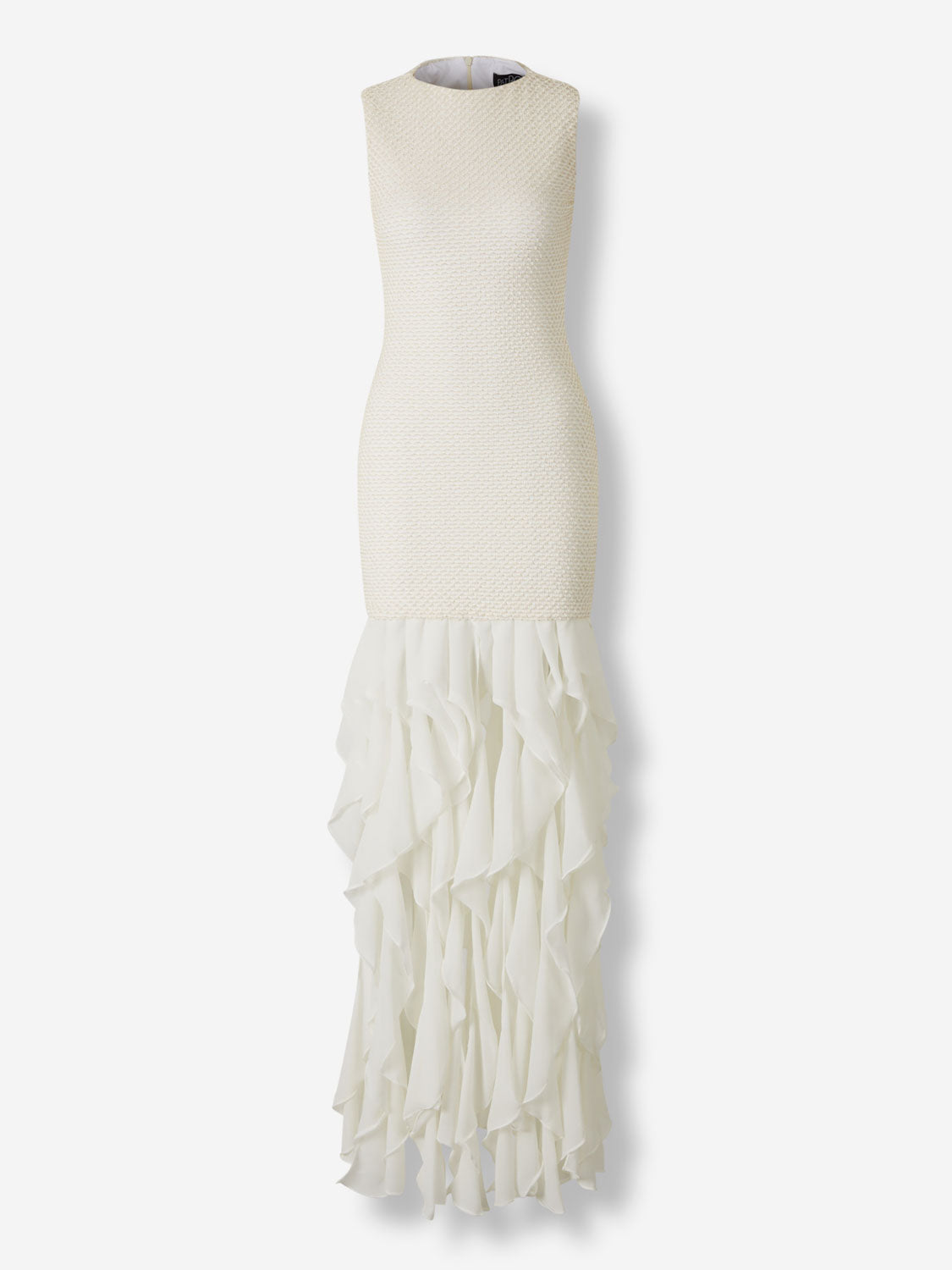 Outlet online PatBo Mujer Vestido Maxi Malla Gavea color Blanco sku 721-000665 01 - Foto 1