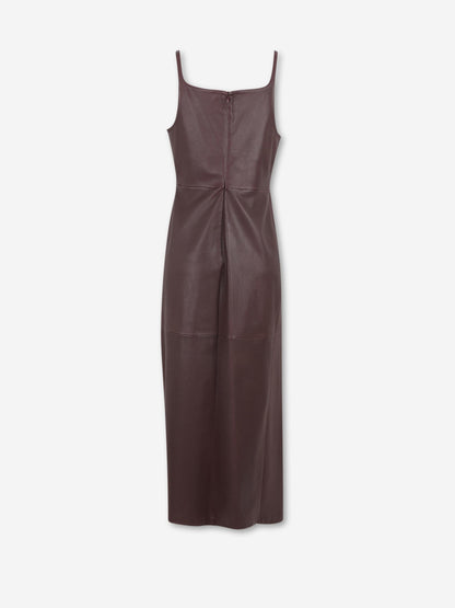 Rabanne Mujer Barcelona Vestido Midi Drapeado color Burdeos sku 721-000677 01 - Foto 2