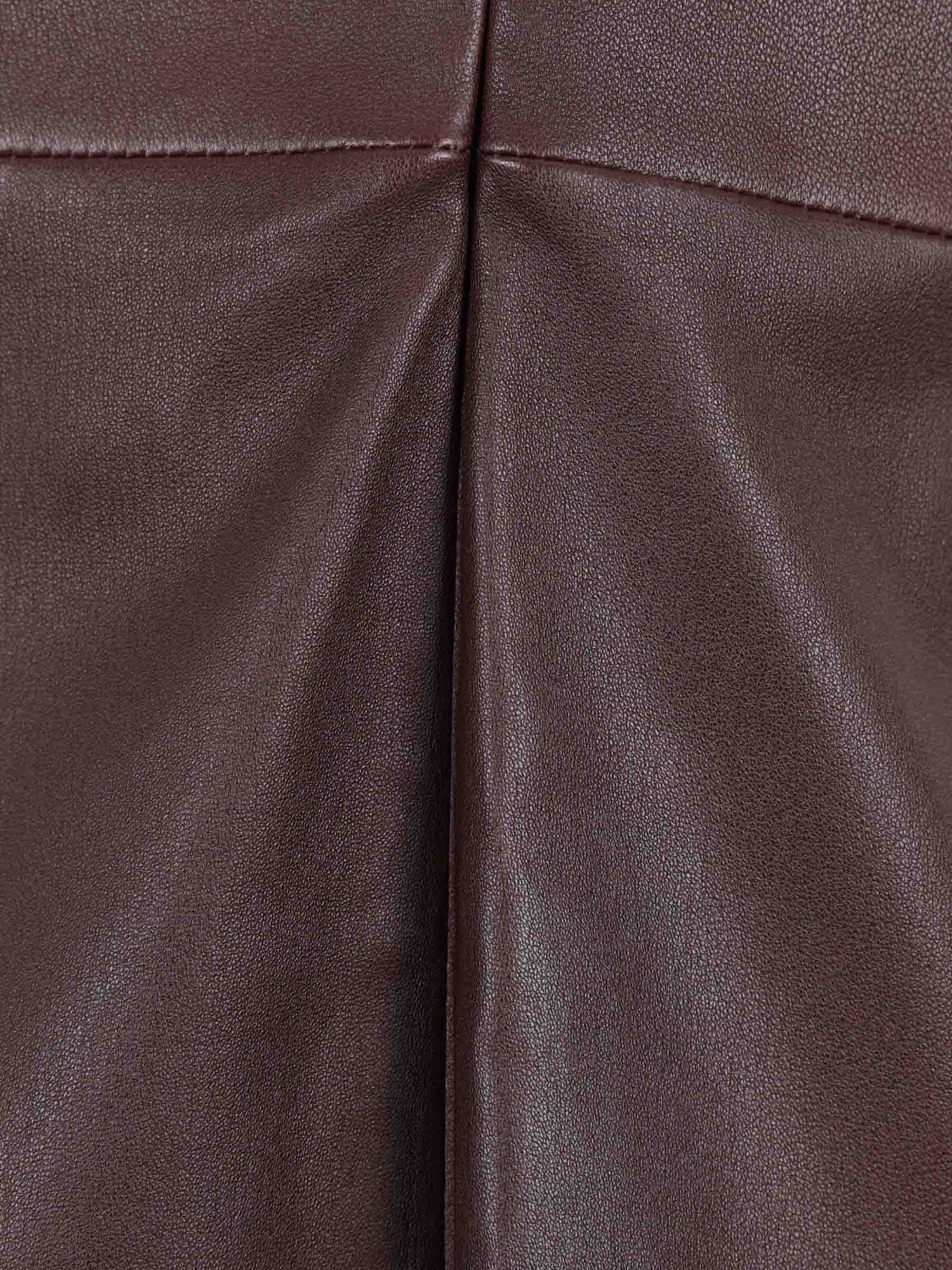 Rabanne Mujer Barcelona Vestido Midi Drapeado color Burdeos sku 721-000677 01 - Foto 4