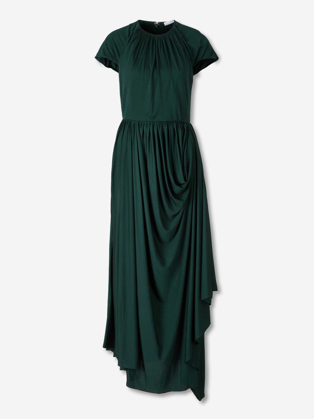 Outlet online Givenchy Mujer Vestido Maxi Drapeado color Verde Jungla sku 721-000692 01 - Foto 1
